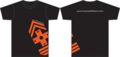Image of Console Alliance wrap around logo t-shirt