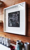 Image of 'Gramophone' framed papercut by Hannah Greenwood.
