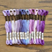 Image of Cosmo Embroidery Floss Palette :  Lavender Fields