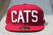 Image of MAROON CATS HAT new era fitted . 