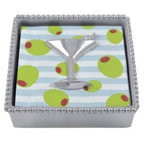 Image of Cocktail Napkin Box by Mariposa