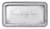 Image of Live Laugh Love Statement Tray by Mariposa