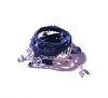 Image of ♥ Boho Couture Leather Wrap Bracelet ♥ COBALT BLUE