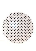 Image of Black/White Dots Party Plates