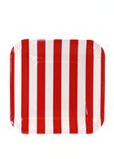 Image of Candy Stripe Red Party Plates