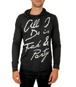 Image of Two Days Party Hoodie T Shirt - Men's Black