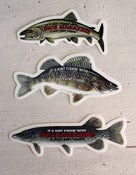 Image of DICE GONE FISHIN' STICKER PACK