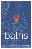 Image of Baths - Capitol Hill Block Party Poster