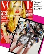 Image of VOGUE WRAP ~ beautiful deerskin leather with swarovski crystals ~ BLACK