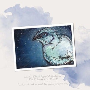 Image of Signed Limited Edition Giclee Art Print  Dream Song Bird III