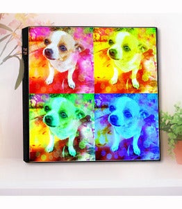 Image of ♥Retro Pop Art Canvas Print-Chihuahua♥
