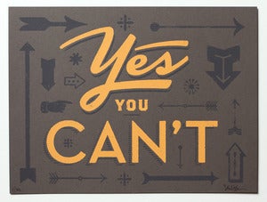 Image of Yes You Can't