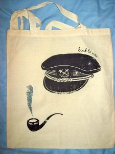 Image of Hat and Pipe Tote Bag