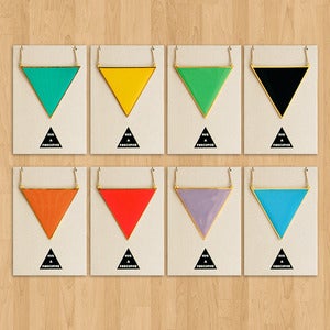 Image of Chunky Triangle Necklace