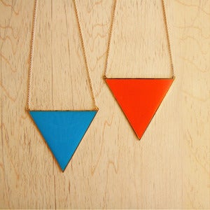 Image of Chunky Triangle Necklace