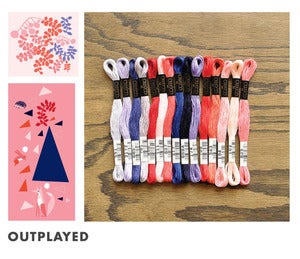 Image of Cosmo Embroidery Floss Palette : Outfoxed Collection : Outplayed