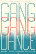 Image of Poster - Gang Gang Dance July 21, 2011 Boat Party