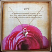 Image of heavy heart necklace