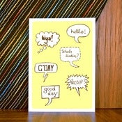 Image of Hello Speech Bubble!