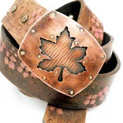 Image of Maple Leaf Unisex Belt Buckle 