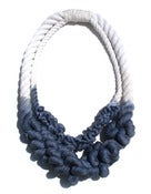 Image of Unraveled Cotton Rope Necklace-DBL