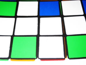 Image of 6 Cubes By Invader (Orange/Blue)