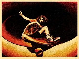 Image of Alva Frontside (Red/Blk) by Shepard Fairey