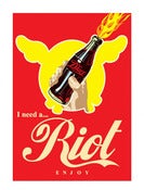 Image of Riot A/P Edition on Paper by D*Face 