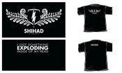 Image of Shihad 'Koru' Black T-Shirt