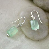 Image of Faceted Prehnite Earrings