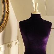 Image of Velvet Aubergine Mannequin