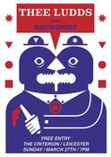Image of Thee Ludds A3 Risograph Poster