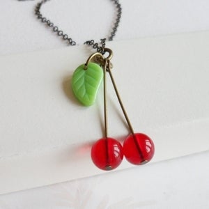 Image of Quirky Cherry Necklace