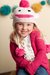 Image of "Riley" Pink Sock Monkey Hat 