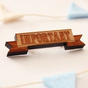 Image of A Badge of Importance