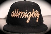 Image of Allmighty Snapback (black/gold)