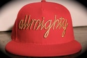 Image of Allmighty Snapback (red/gold)