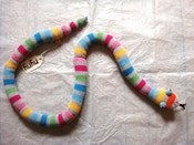 Image of Wool and cashmere toy snakes