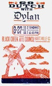 Image of Go Dutch With Dylan Poster From Hatch Show Print