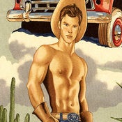 Ride 'Em Cowboy hand-made cushion