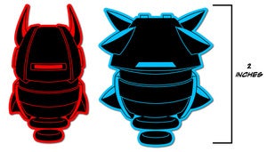 Image of Drone A + Drone B Die-cut Stickers