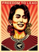 Image of Aung San Suu Kyi (Screen Print Edition) by Shepard Fairey
