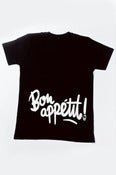Image of Bon Appetit - Black V-Neck