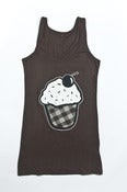 Image of Cupcake Vest Dress - Girls Brown