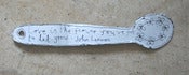 Image of 'Love is the flower' Enamel Love Spoon