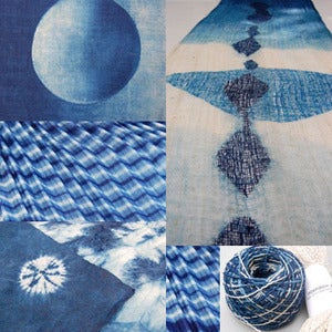 Image of indigo shibori workshop June 9 & 10