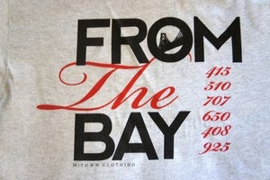Image of From The Bay T-Shirt (Holiday Sale! 25% Off)