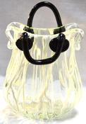 Image of White drip hand bag
