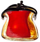 Image of Red & tan purse