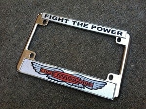 Image of CHROMED LICENSE PLATE FRAME
